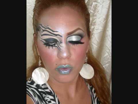 Zebra Print Makeup Zebra Print Makeup I got really inspired Today