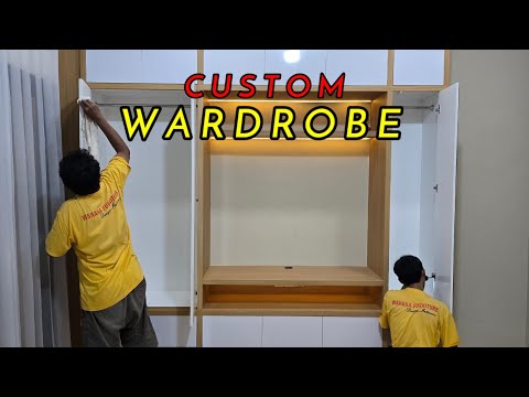 Menghemat Ruangan ,Lemari PLUS rak TV