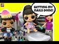 LOL Surprise Custom Doll Ariana Grande 's Wedding Pt 2 Morning Routine & Gets Nails Done GG Custom