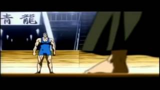 aikido vs giant wrestler anime fight