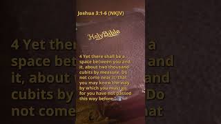 Joshua 31-6 Nkjv