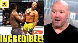 MMA Community Reacts to the Thrilling Fight Anderson Silva vs Adesanya,UFC 234 Results,Dana White