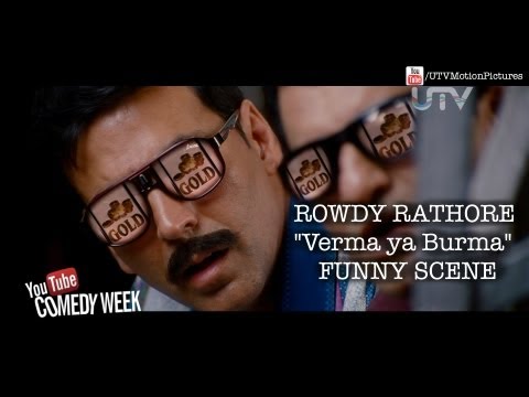 Rowdy Rathore | Funny Scene I Verma ho ya Burma!! |