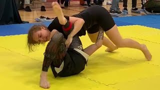 Women's Nogi Jiu-Jitsu Olesia Zhuravleva Rear Naked Choke Submission At The Adcc Moscow Open