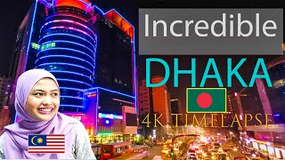 Dhaka City A 4K Timelapse Malay Girl Reacts
