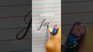 How To Write June Using A Pencil