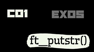 C01 Ex05 Ftputstr , Piscine 42 And 1337