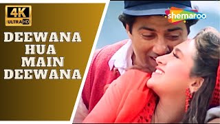 Deewana Hua Main Deewana | Ajay (1996) | Karisma Kapoor, Sunny Deo | Alka Yagnik | Romantic Songs