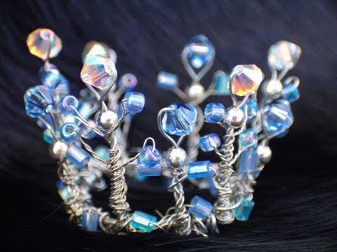 How to Make a Miniature Tiara for fairy or Barbie garden-of-imagination.com