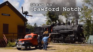 Conway Scenic Railroad 7470 Steam To Crawford Notch
