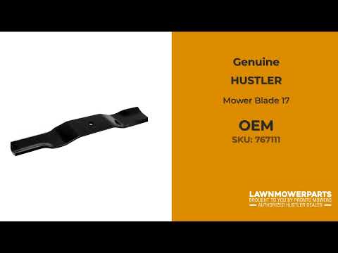 Hustler 767111 - Mower Blade 17" OEM Hustler 767111 - Mower Blade 17" OEM