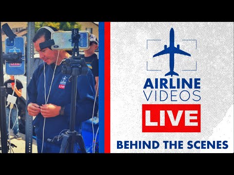 Behind the Scenes of Airline Videos Live at LAX