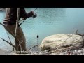 Action de pêche à la carpe filmée avec un appareil photo numérique Panasonic Lumix TZ7 en définition 720p (1280×720 pixels). Pêc
