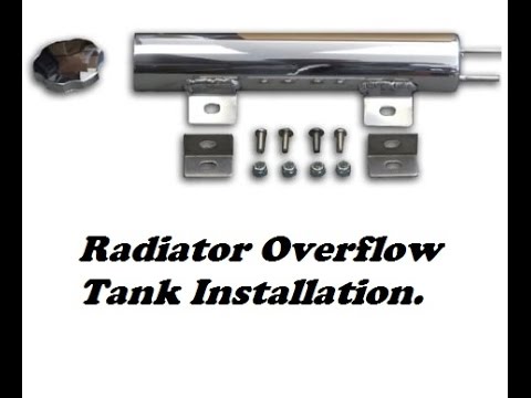 Radiator overflow Catch Can installation