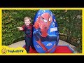 Giant Egg Surprise Opening! Huge Surprise Egg with Toys and Silly String, Fun Family Video for Kids