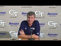 Georgia Tech Paul Johnson Press Conference (Sept 17th)