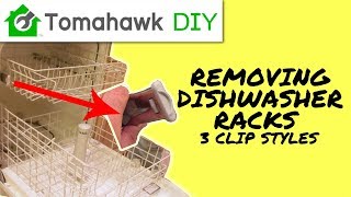 How To Remove A Dishwasher Rack End Clip End Cap