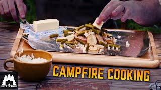 Camp Fire Cooking Ep. 1 Foil Packets | Fort In The Woods | FITW