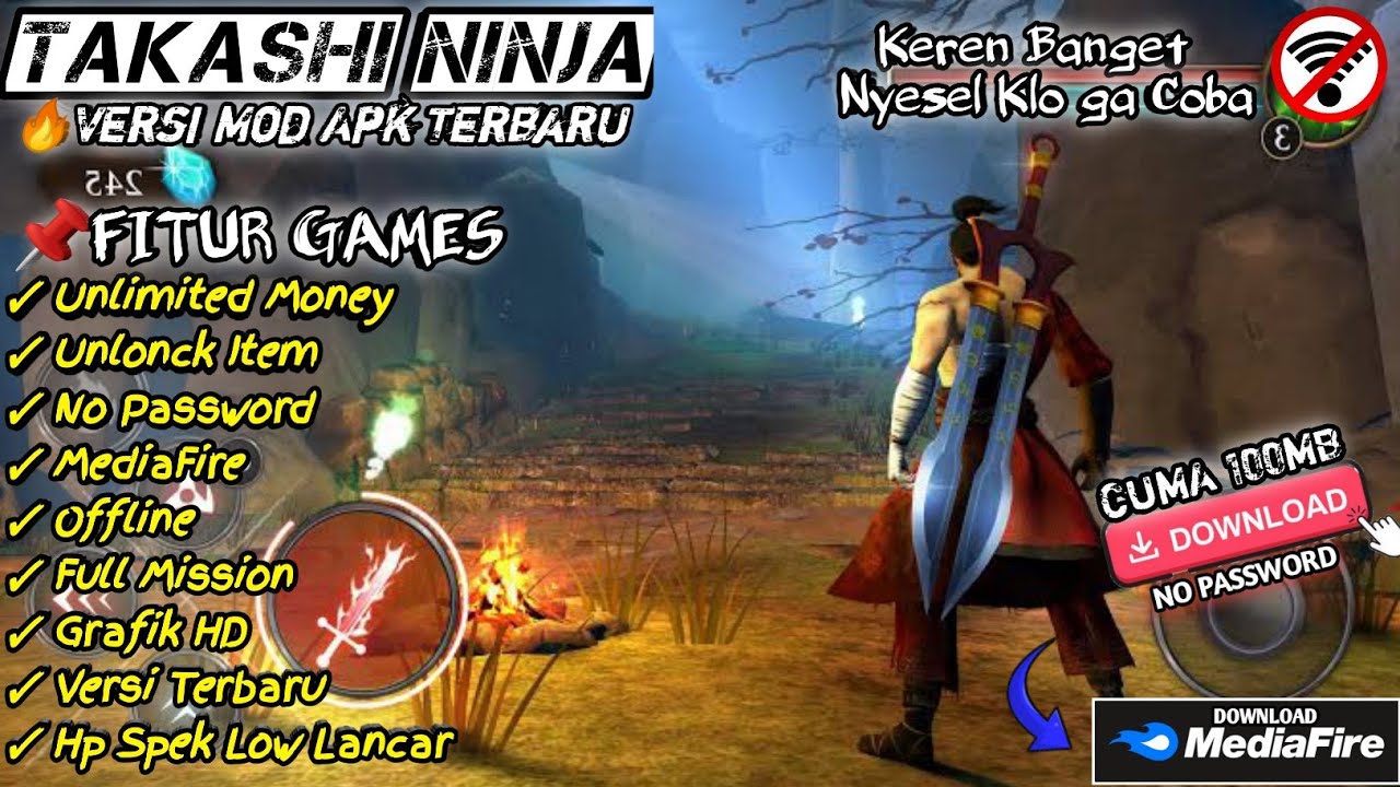 Takashi Ninja Warrior Mod Apk Unlimited Money & Unlonck Takashi Ninja Warrior Mod Apk Unlimited Money & Unlonck