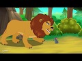Singa dan Tikus - Tikus Desa dan Tikus Kota - Kartun Anak Anak | Cerita | Dongeng Bahasa Indonesia