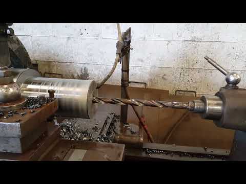 Make A Trepanning Tool. TURN BORE AND MILL