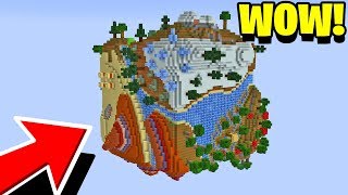 LEVER I EN FIRKANTET VERDEN!? Dansk Minecraft