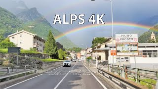Rainbow Road - Alps 4K Drive - Europe