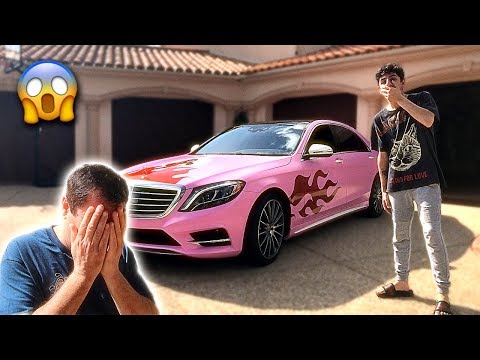 I Gave My Dads Car a MAKEOVER & He Was SO MAD... (crazy reaction)