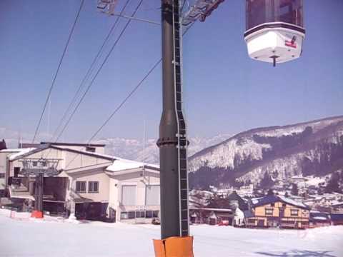 野沢温泉スキー場　2010年2月24日　長坂ゲレンデより