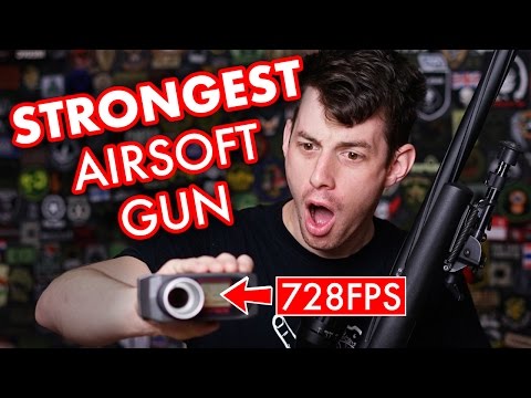 728 FPS - Strongest Airsoft Sniper Rifle