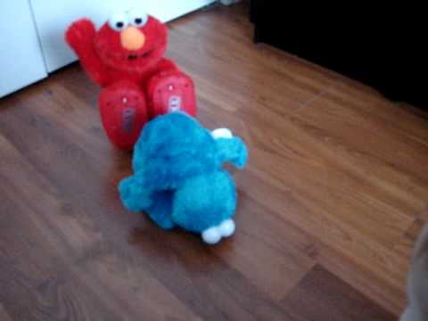 Elmo, and Cookie Monster having SEXY TIME (funny)