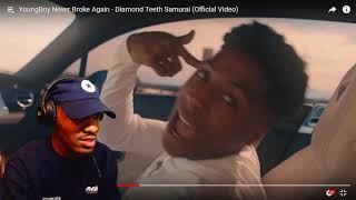 Youngboy Never Broke Again - Diamond Teeth Samurai Official Video Reaction