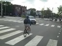 08-29-08 cyclist runs red light and does not yield to peds
