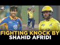 Fighting Knock By Boom Boom Shahid Afridi | Peshawar vs Karachi | HBL PSL | MB2A