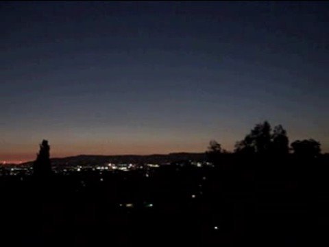 Sep 30 2008 - sunset from 2041 Park Drive
