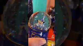 Mickey and Minnie Mini  50th Anniversary Snow Globe found in Animal Kingdom #dis