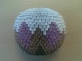 2 - 3D Origami - Round Vase - (how To Make)