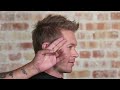 Men's Haircut - Detailing the Front Corner and Behind the Ear