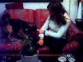 Raquel siendo violada por un perro.