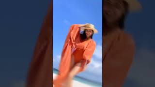 Hka Sharma Bikini Cycling In Maldives
