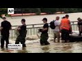 Raw: German Dam Breaks, Thousands Evacuate Raw: German Dam Breaks, Thousands Evacuate