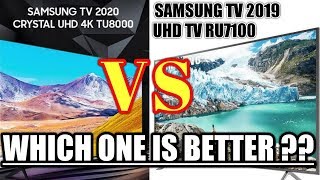 Crystal Uhd 2020 Tu8000 Vs Ru7100 2019 Uhd Tv - Picture Comparison
