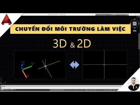 Chuyển hướng nhìn từ 3D sang 2D trong autocad // video học autocad