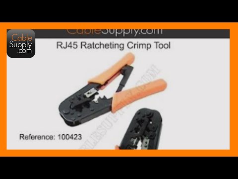 How To Use A Crimp Tool Rj45