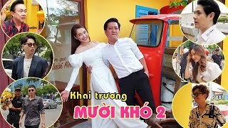 Dàn SAO VIỆT "ĐÌNH ĐÁM" đến dự buổi khai trương MƯỜI KHÓ 2 của vợ chồng Trường Giang và Nhã Phương
