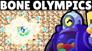 EVERY Brawler vs 3,000 Bones!! | Area Olympics!