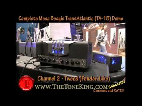 OFFICIAL Mesa Boogie TransAtlantic TA-15 Demo Review by TTK NAMM TA15 2010 10