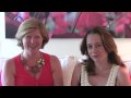 Sapphire Client Karen Knowler talks with Fabienne Fredrickson