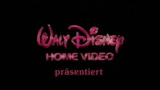 Walt Disney Home Video Very Rare German Präsentiert Variant, 1989