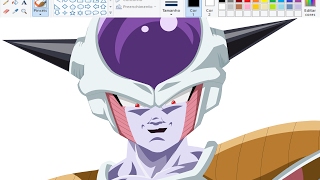 Desenhando Anime no Paint - Freeza - Dragon Ball super